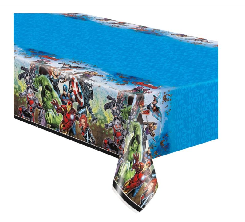 Avengers Rectangular Plastic Table Cover 54" x 84"
