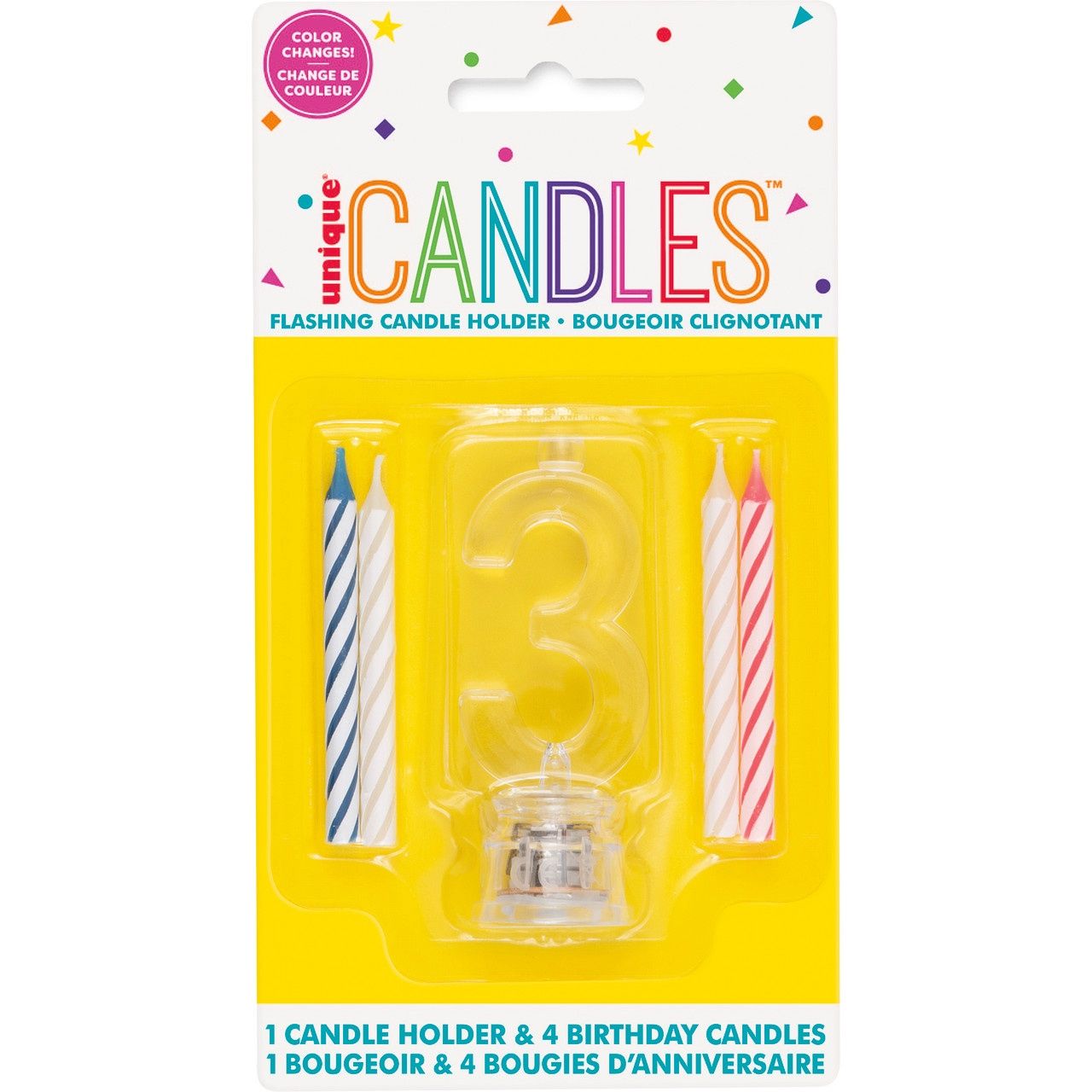 LED No 3 Candles