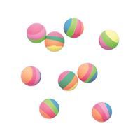 Pastel Stripe Bounce Balls 35mm 8ct
