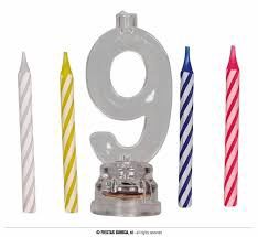 LED No 9 Candles