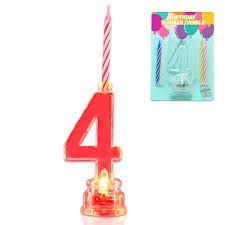 LED No 4 Candles