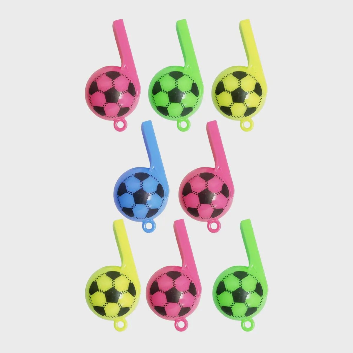 8 Pc Soccer Whistles