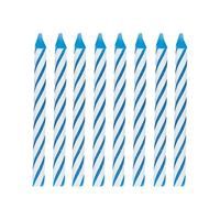Blue Spiral Birthday Candles 24ct
