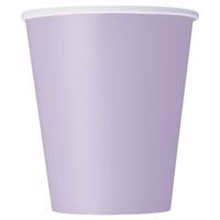 Lavender Solid 9oz Paper Cups 20ct