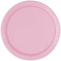 Lovely Pink Solid Round 9" Dinner Plates 20ct