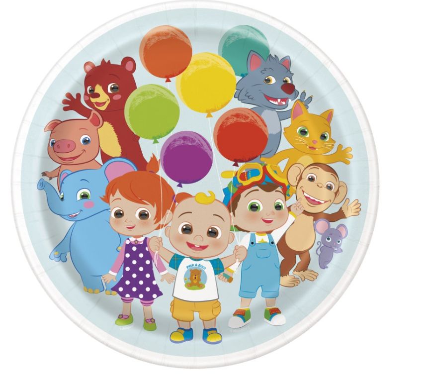 Cocomelon Round 9" Dinner Plates 8ct