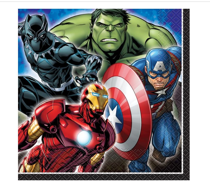Avengers Beverage Napkins 16ct
