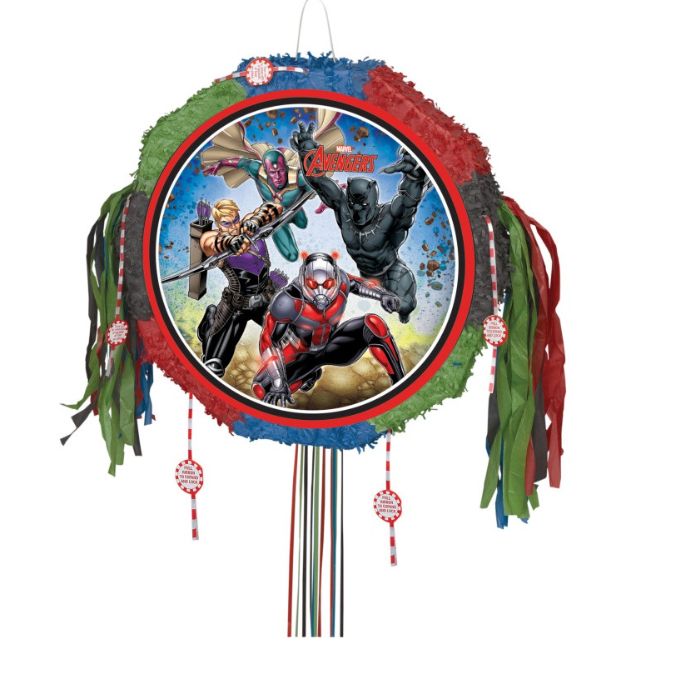 Avengers Drum Pull Pop Out Pinata