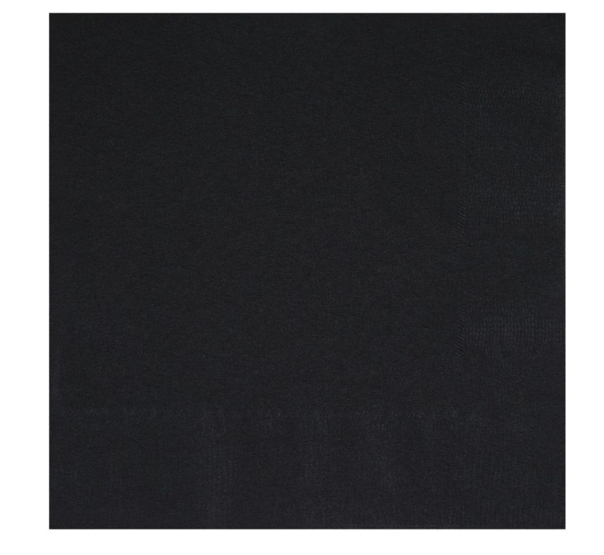 Midnight Black Solid Luncheon Napkins 40ct