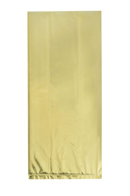 Gold Foil Cellophane Bags 5"x11" 10ct