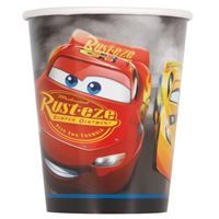 Disney Cars 3 Movie 9oz Paper Cups 8ct