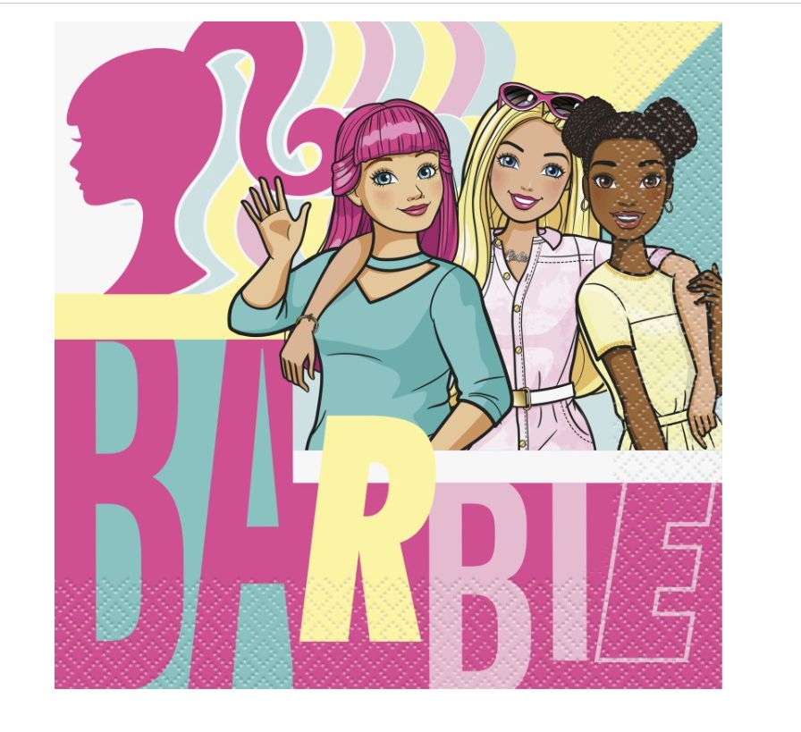 Barbie Luncheon Napkins 16ct