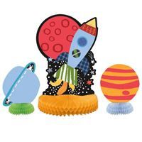 Outer Space Centerpiece Decorations 3ct - Assorted