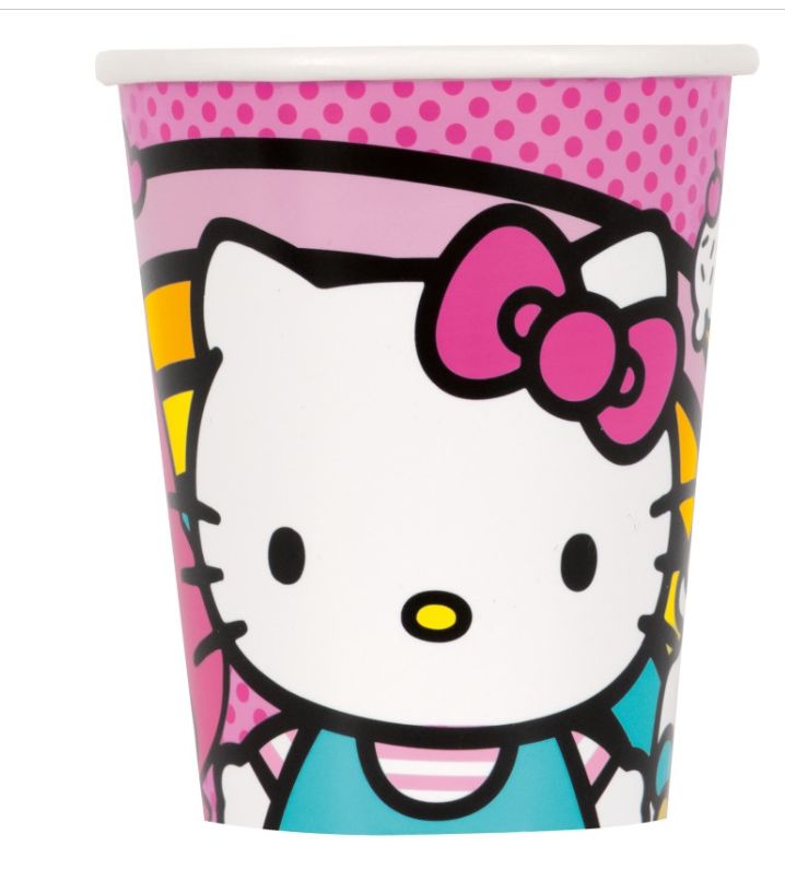 Hello Kitty &amp; Friends 9oz Paper Cups 8ct
