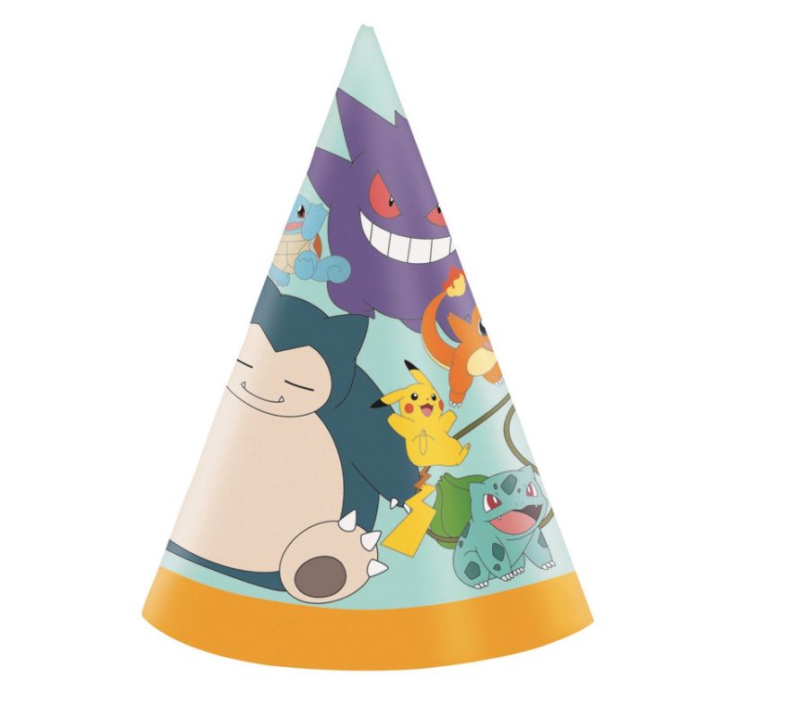 Pokémon Party Hats 8ct