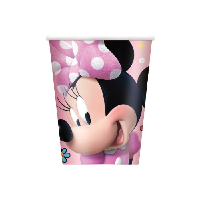 Disney Iconic Minnie Mouse 9oz Paper Cups 8ct