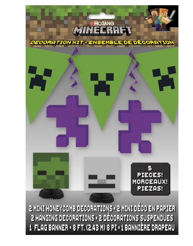 Minecraft Decorating Kit 5pc