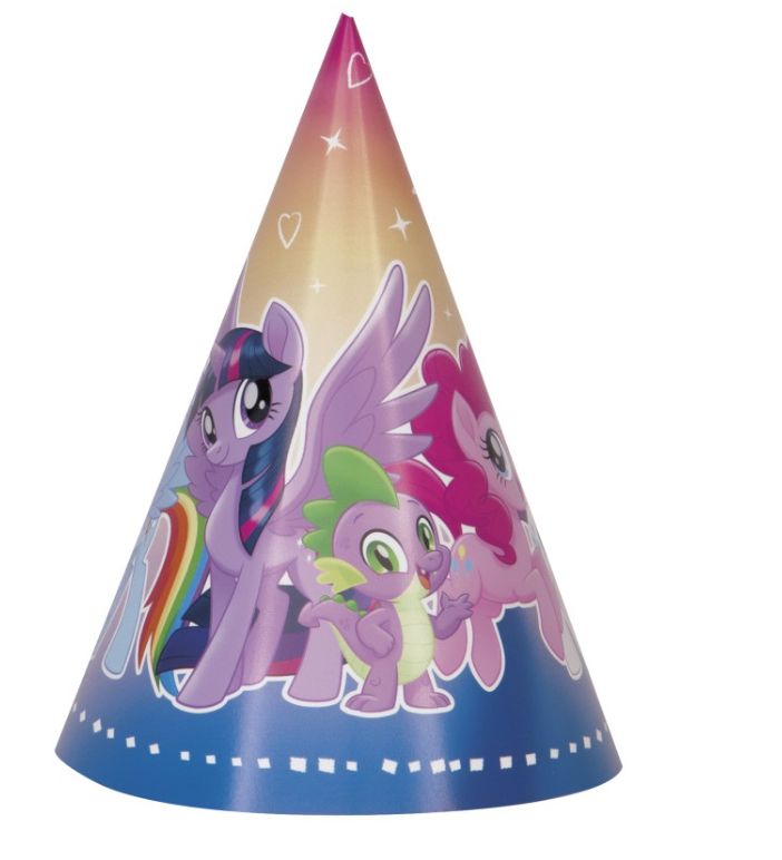 My Little Pony Party Hats 8ct