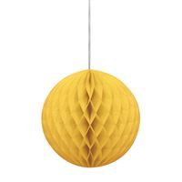 Sunflower Yellow Solid 8" Honeycomb Ball
