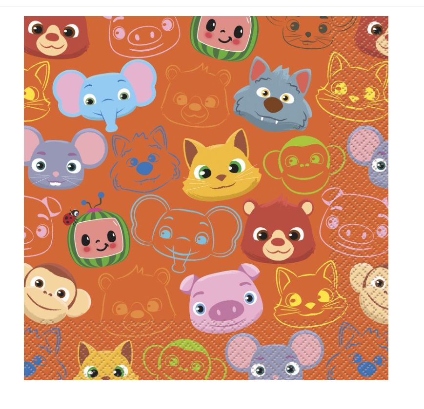 Cocomelon Luncheon Napkins 16ct