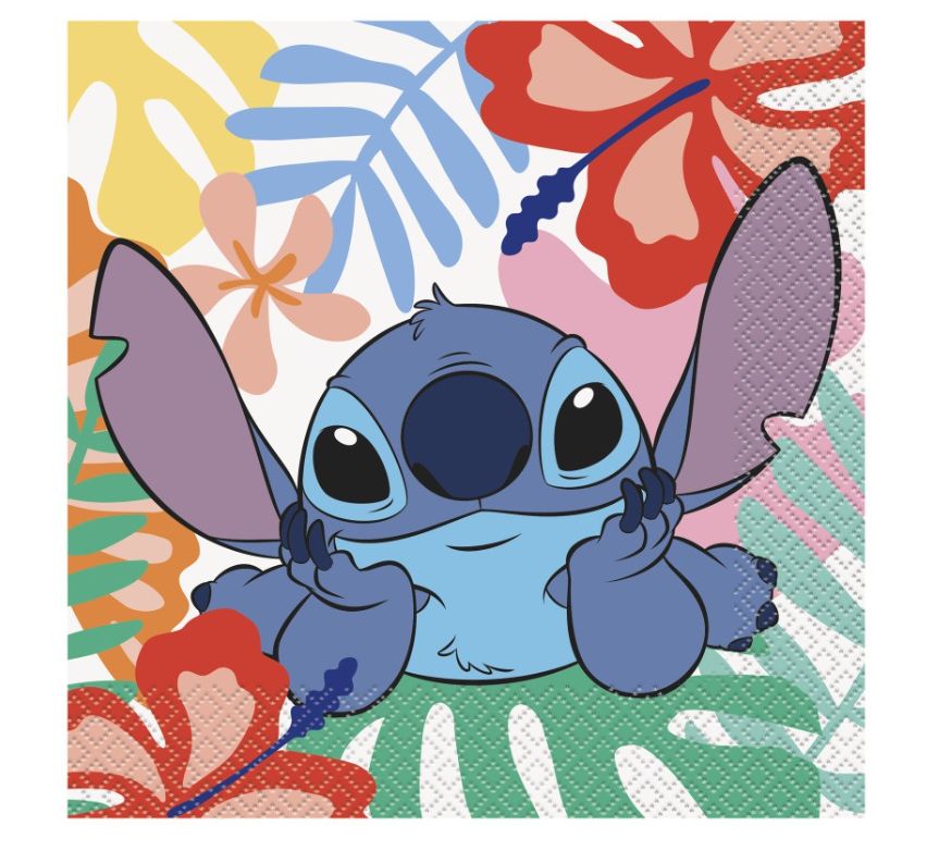Disney Stitch Reclining Stitch Luncheon Napkins 16ct