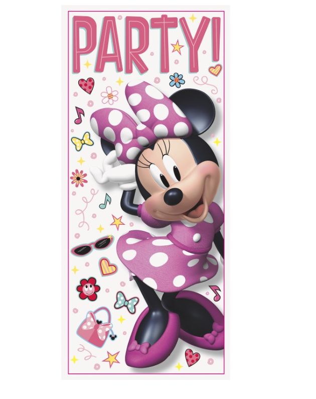 Disney Iconic Minnie Mouse Door Poster 27"x60"