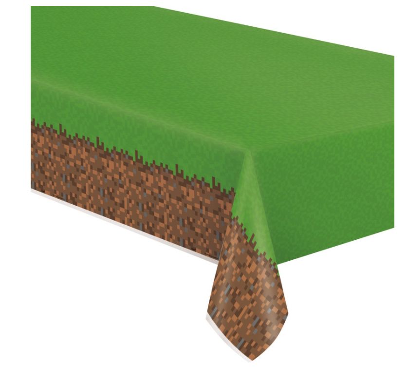 Minecraft Rectangular Plastic Table Cover 54" x 84"