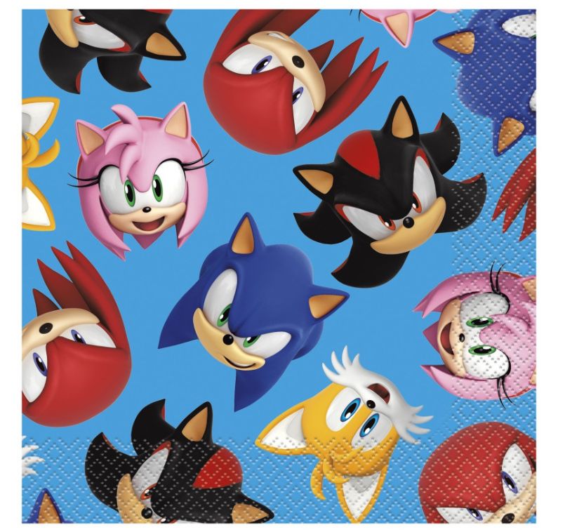 Sonic the Hedgehog Luncheon Napkins 16ct