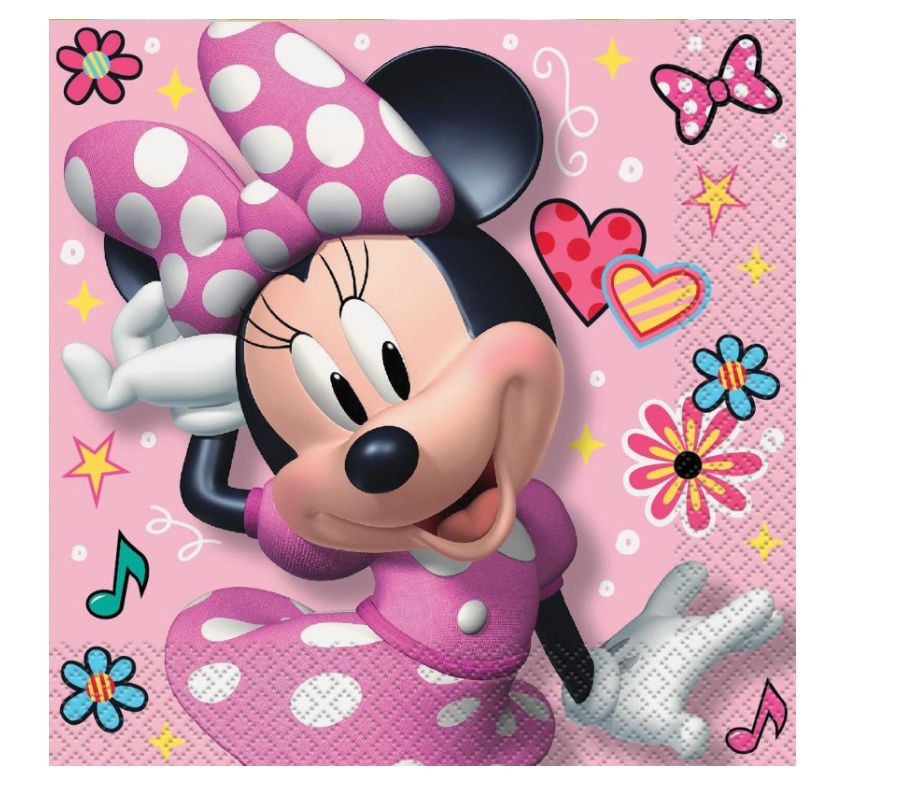 Disney Iconic Minnie Mouse Luncheon Napkins 16ct