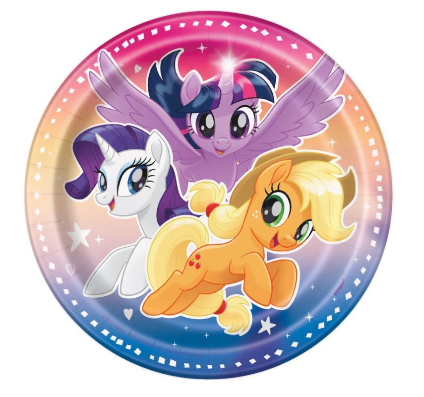 My Little Pony Round 7" Dessert Plates 8ct