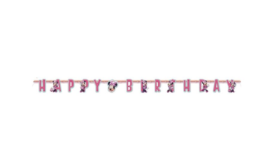 Disney Iconic Minnie Mouse Large Jointed Banner