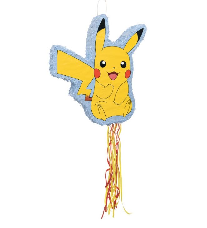 Pokémon Pikachu-Shaped Drum Pull Pinata