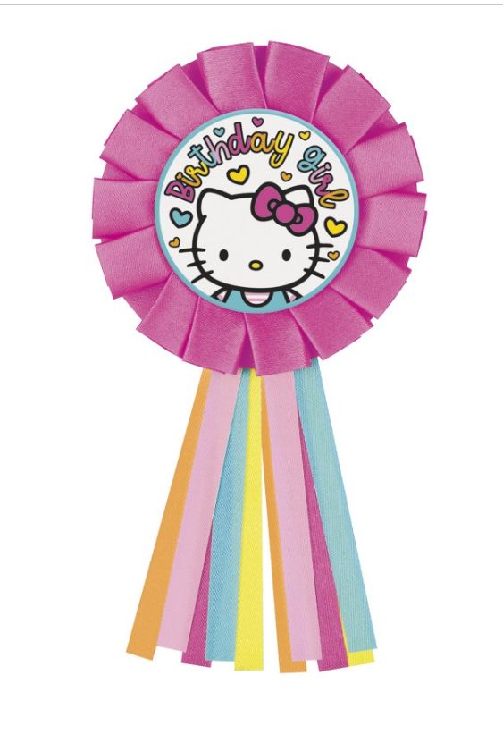 Hello Kitty &amp; Friends "Birthday Girl" Badge