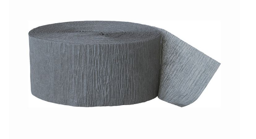 Grey Crepe Streamer 81 ft