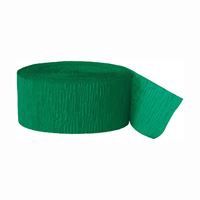 Emerald Green Crepe Streamer 81 ft