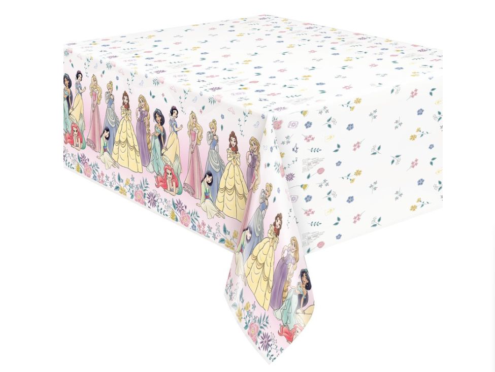 Disney Princess Rectangular Plastic Table Cover 54" x 84"