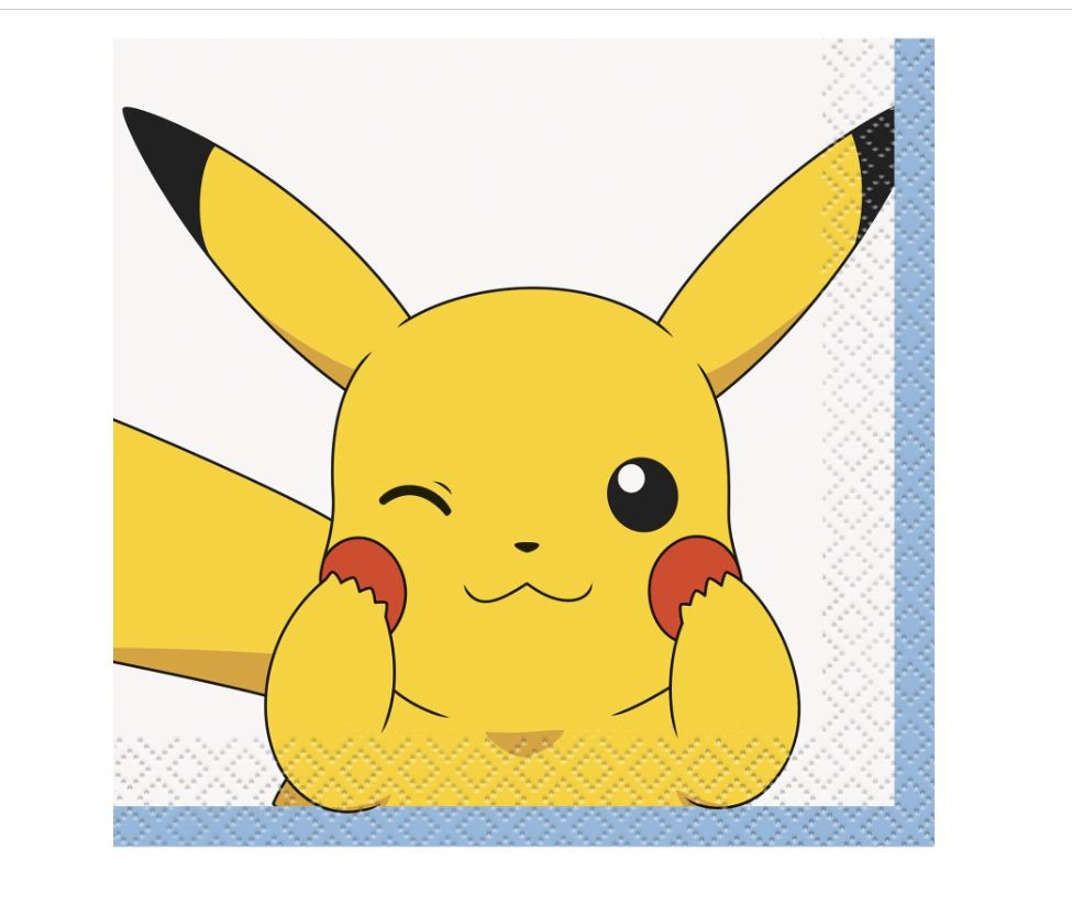 Pokémon Beverage Napkins 16ct