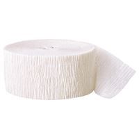 White Crepe Streamer 81 ft