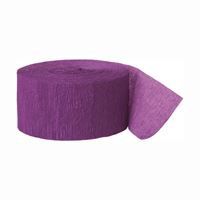Pretty Purple Crepe Streamer 81 ft