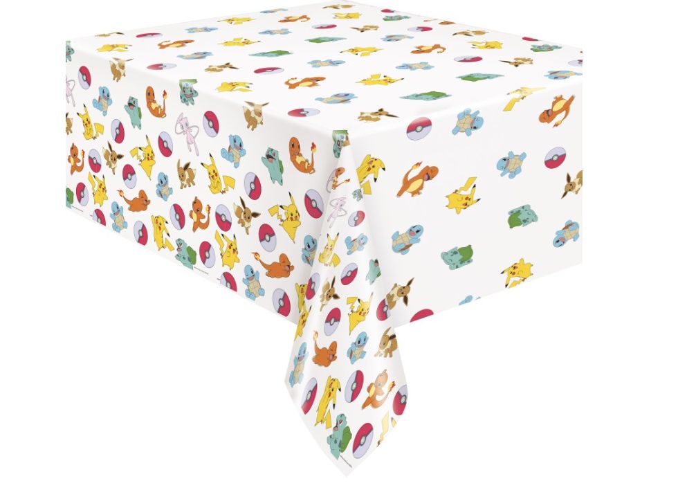 Pokémon Rectangular Plastic Table Cover 54" x 84"