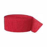 Ruby Red Crepe Streamer 81 ft