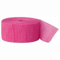 Hot Pink Crepe Streamer 81 ft