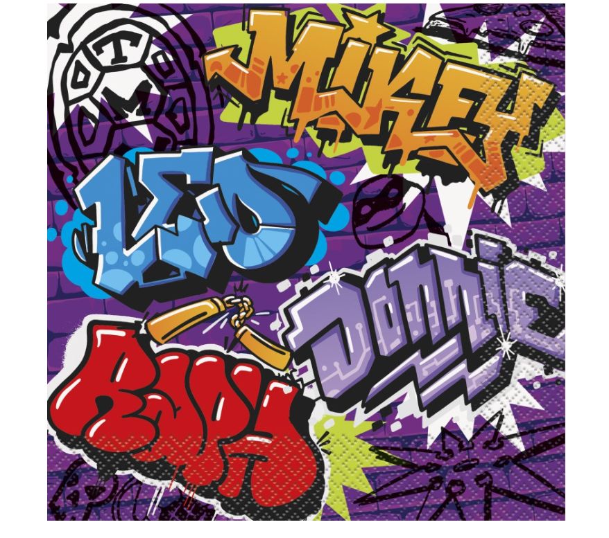 TMNT Mutant Mayhem Luncheon Napkins 16ct