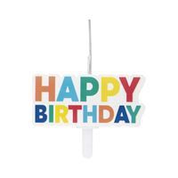 Happy Birthday Sparkler Birthday Candle