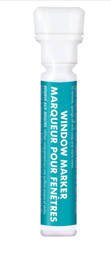 White Window Marker