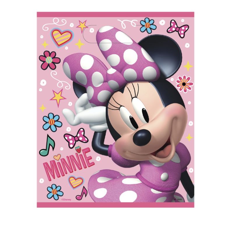 Disney Iconic Minnie Mouse Loot Bags 8ct