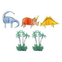 Partying Dinosaurs Honeycomb Decoration Kit 5pc