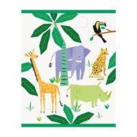 Animal Safari Loot Bags 8ct