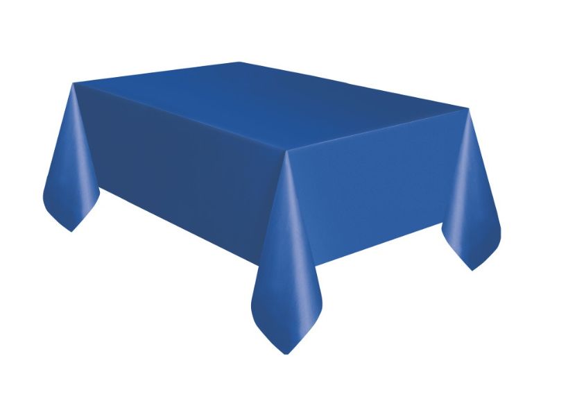 54 x 108in Royal Blue Pr. Plastic Table cover
