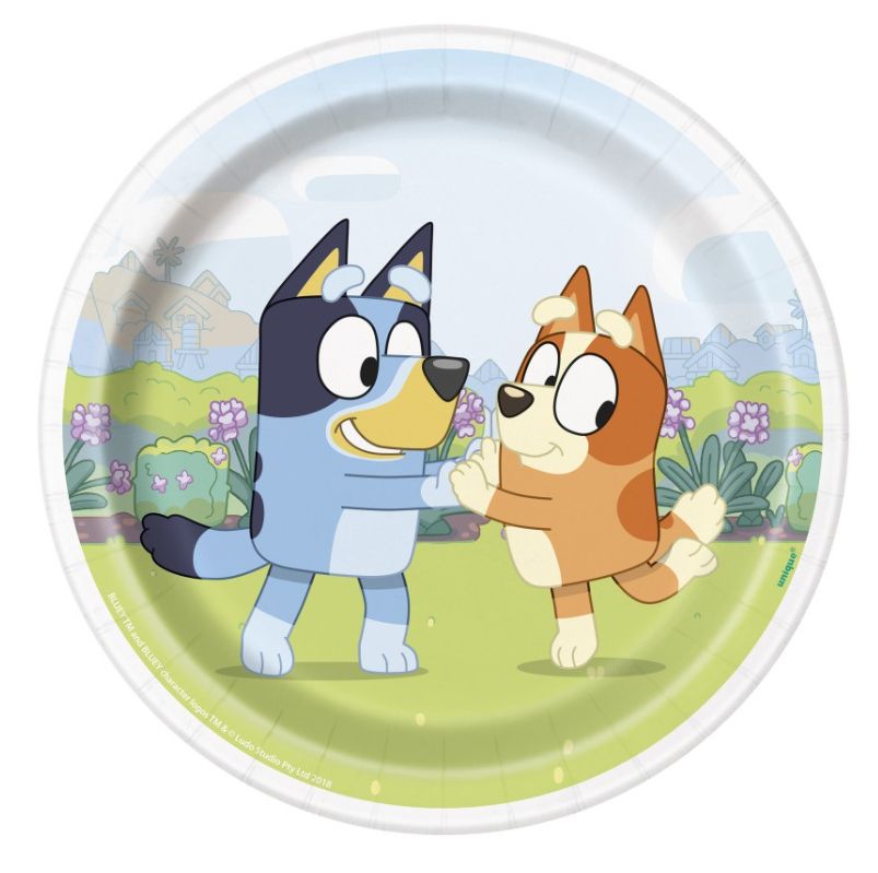 Bluey Round 7" Dessert Plates 8ct